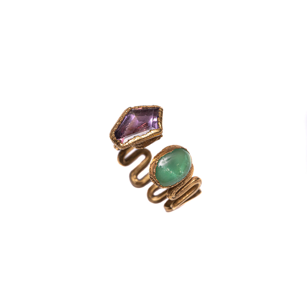 Ametrine & Chrysoprase Ring — 2021